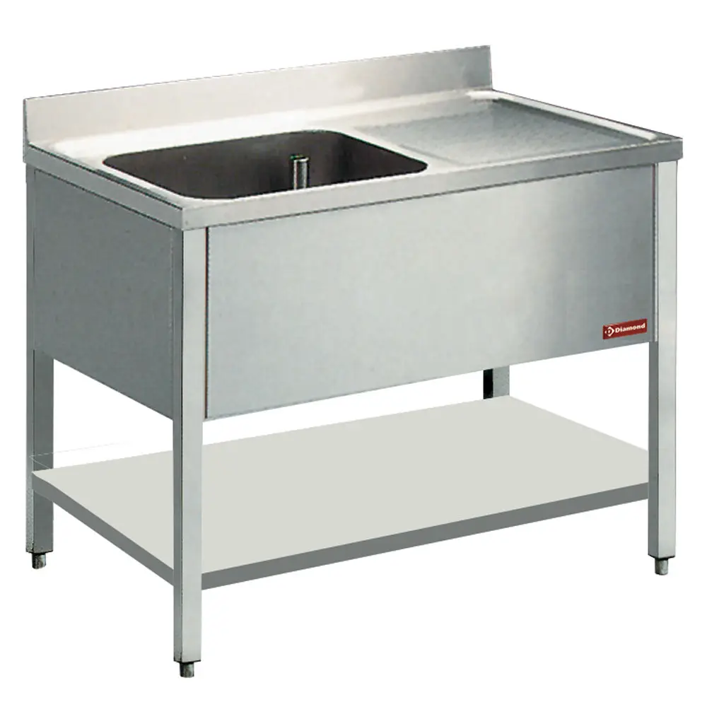 Diamond L1411D Sink 1 Tank And 1 Drain Surface