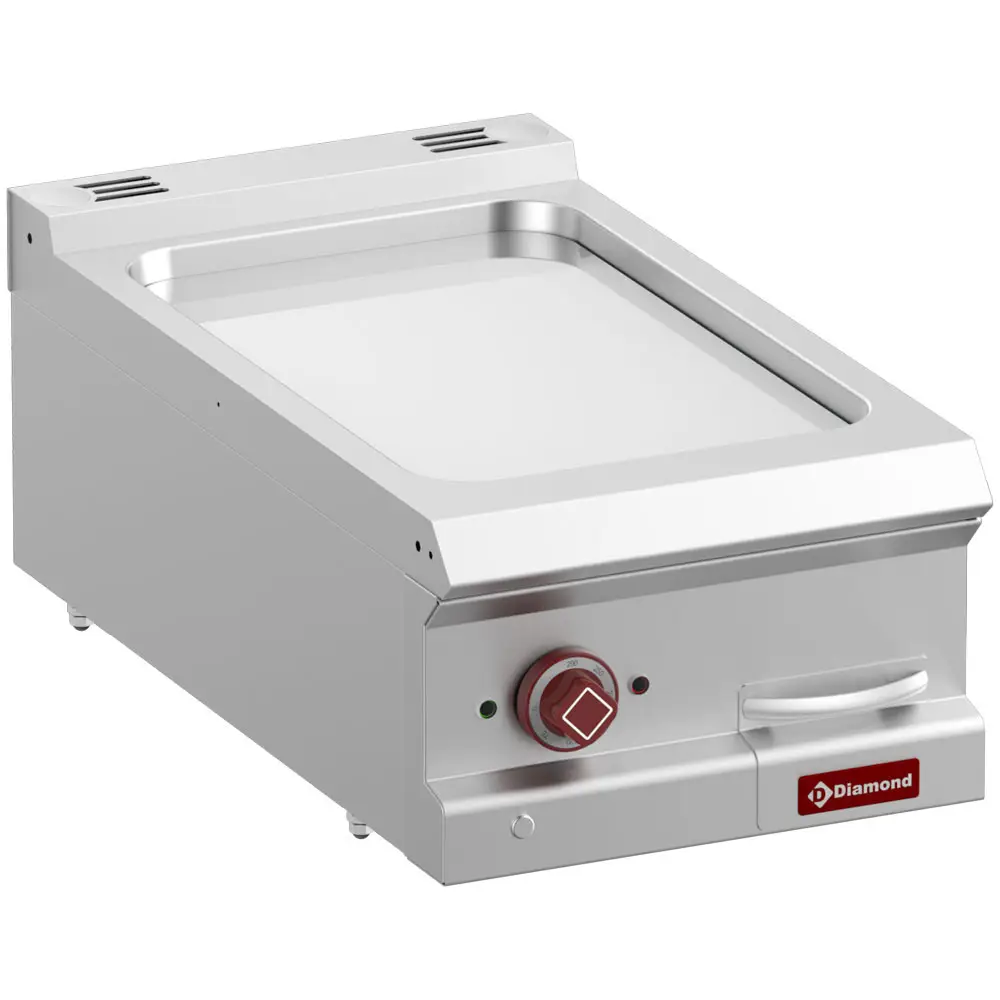 Diamond E7/PLCD4T-N Electric Smooth Fry Top Grill, 5kW