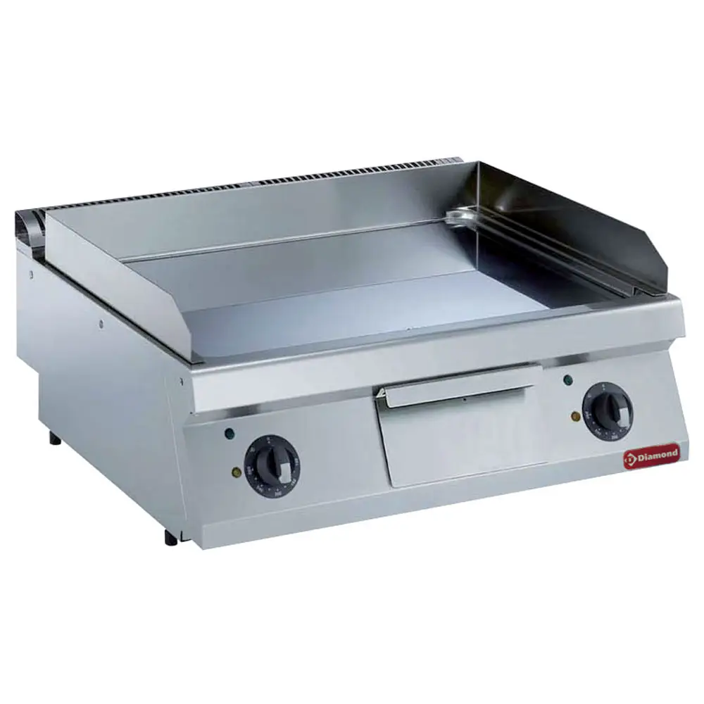 Diamond E17/PL8T-NE Smooth Electric Griddle Cooking Plate, 9kW