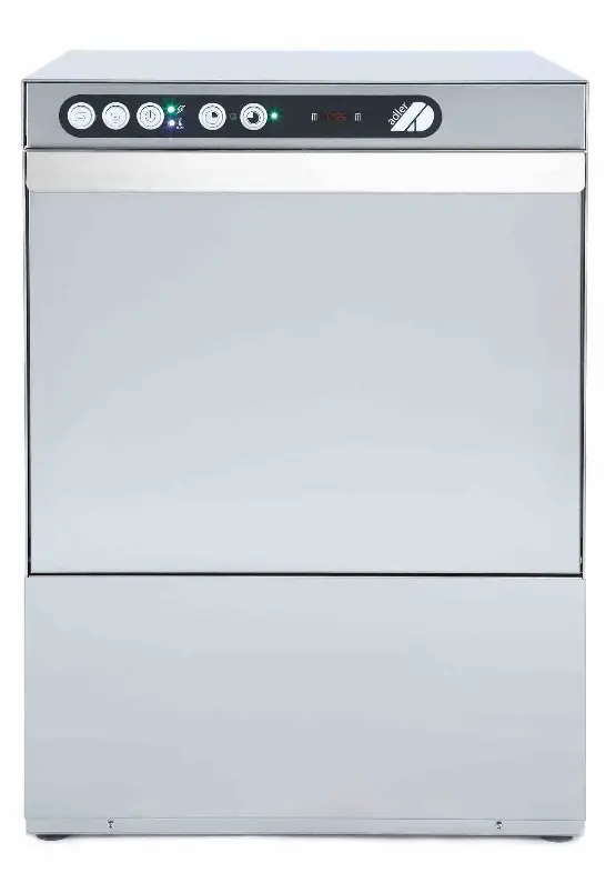 Adler AD40GL 400mm Basket Glasswasher with Gravity Drain & Chemical Pump, 16 Pint Capacity