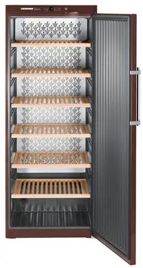 Liebherr WKt 6451 GrandCru Solid Single Door Brown Upright Wine Cabinet, 312 x 750ml Bottles - Image 8