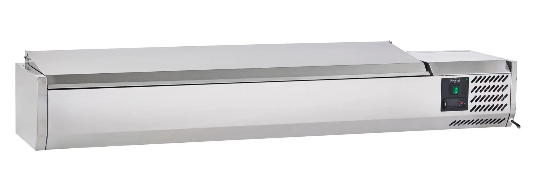 Sterling Pro Cobus SPT1600-330-SS Topping Well with Stainless Steel Lid, 7 x GN1/4
