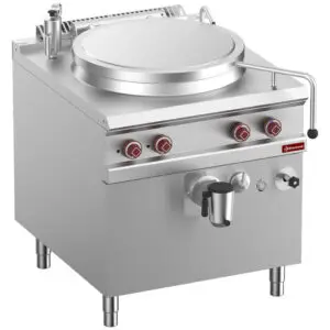 Diamond E9/M10I8-N Electric Indirect Heating Boiling Pan on Cupboard, 100 Litres