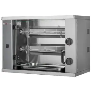 Diverso WR-RVGS-G2 Gas chicken roaster, 2 spits (6 chickens) SMALL