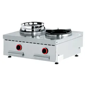 Diamond WGX2-8/T Gas Fire Wok For Table, 2 Fires (2X 13 Kw)