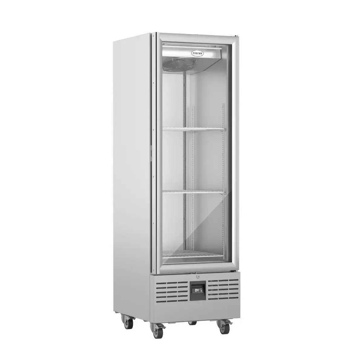Foster FSL400G/11-310 Slimline Single Glass Door Refrigerated Upright Display Cabinet, 400 Litres - Image 3