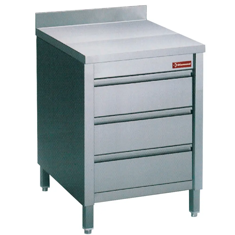Diamond TACS67A/M working table on cupboard 3 drawers +edge