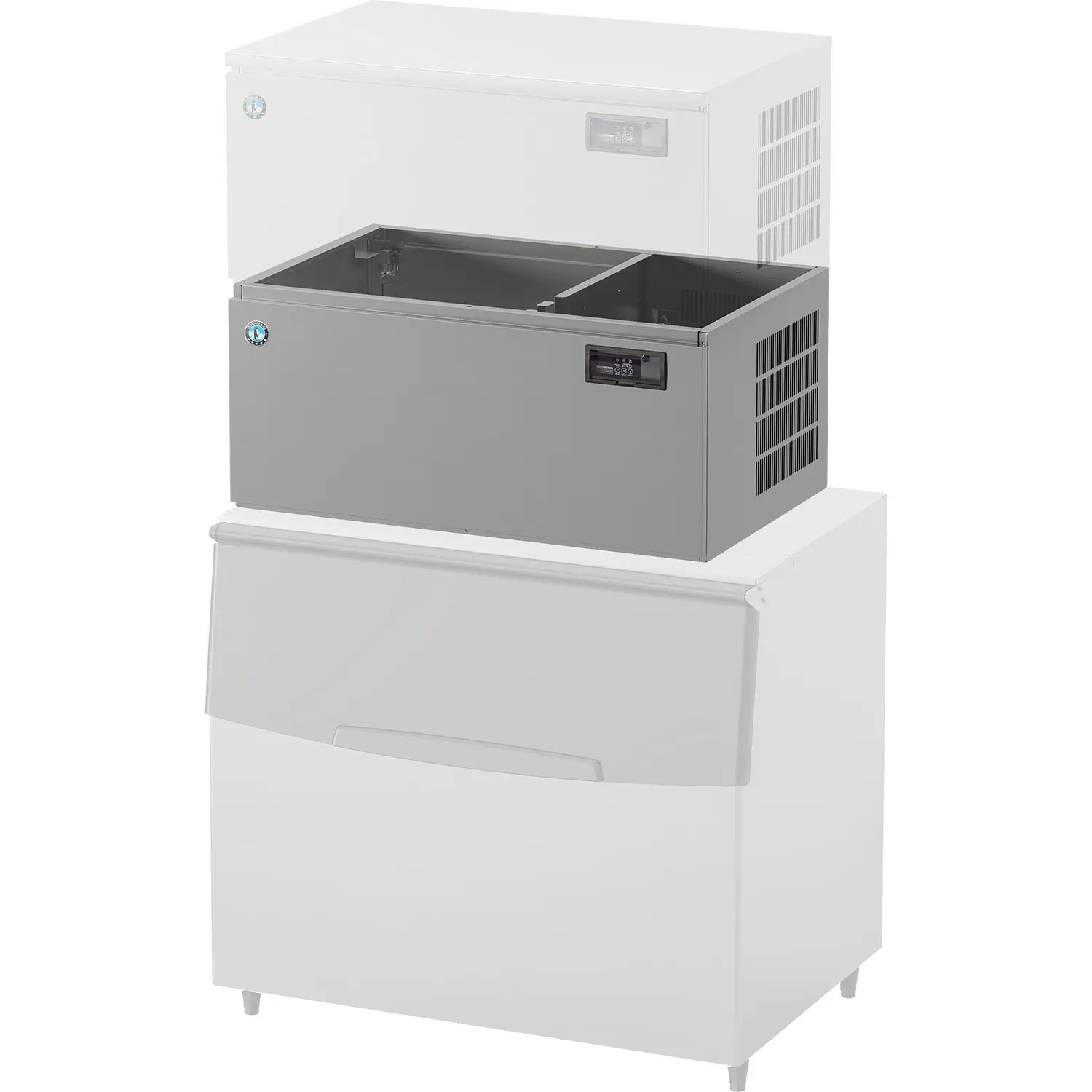 Hoshizaki IM-240XWPE-23 Cube Modular and Stackable extension Icemaker Medium Cube 190kg per 24hr - Image 3