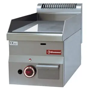 Diamond G60/PLCD3T Smooth gas cooking plate "chromium" -Top-