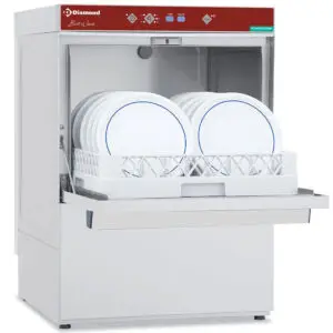 Diamond DFE8/6 500mm Basket Frontloading Dishwasher, 18 Plates