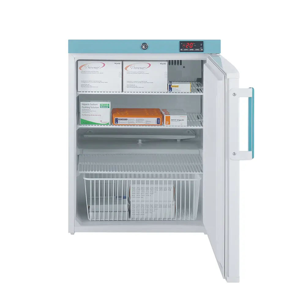 LEC Medical WSR82UK Solid Single Door Ward Countertop Refrigerator, 82 Litres - Image 2