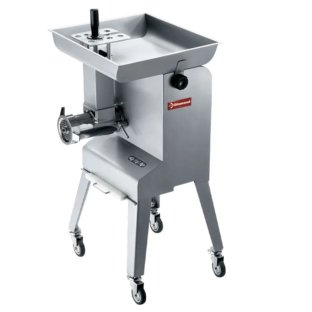Diamond TMGD-32/CA Stainless Steel Meat Mincer on Wheels, 500kg per Hour