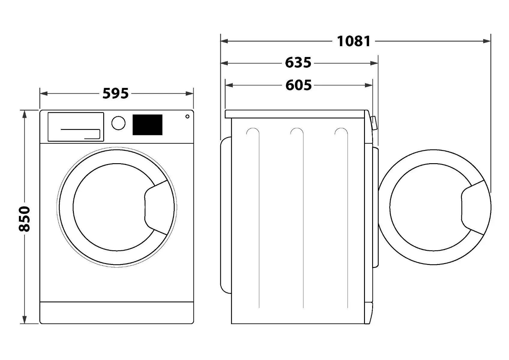 Whirlpool FFD11469BSV UK 6th Sense Washer, 11kg - Image 10