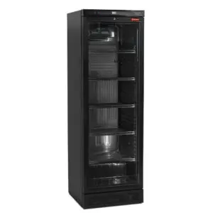 Diamond DRINK-38SE/Z6 Single Door Black Ventilated Display Refrigerator, 380 Litres