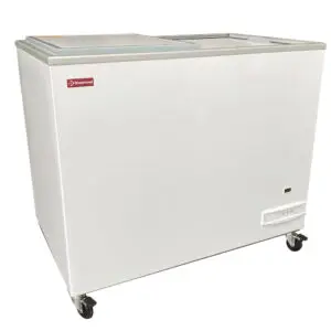 Diamond BVL031/6P Glass Sliding Trunk Combi Bottle Cooler, 300 liters