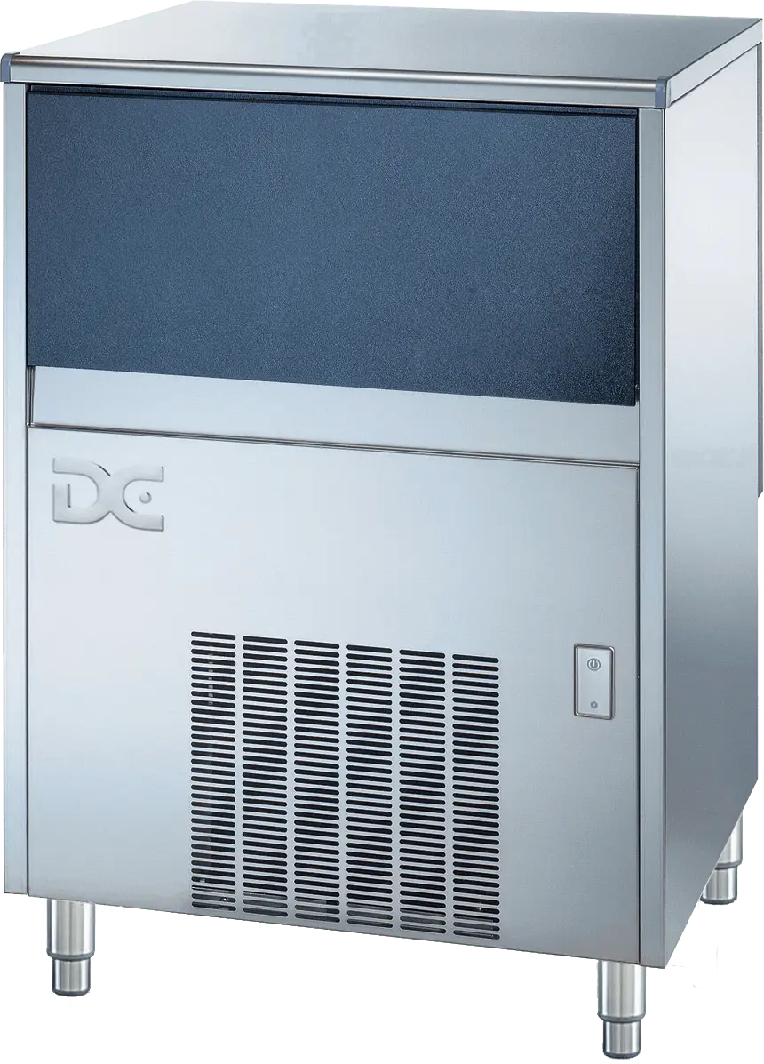 DC DCQ140-65A Self Contained Qube Ice Machine with Drain Pump, 140kg/24hrs Output / 65kg Storage