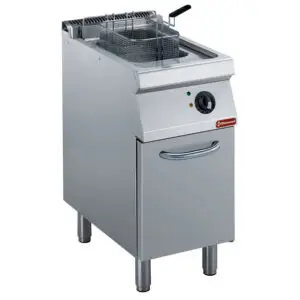 Diamond E17/F14A4-N Single Basket Freestanding Electric Fryer on Neutral Closed Cupboard, 8.7kW