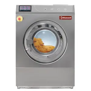 Diamond DLW18-TS/D Stainless Steel Frontloading Washing Machine with Super Spin Drying, 18kg