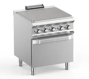 Hobart Ecomax HETPE77FE Solid Top Hob with Electric Oven, 14.3kW