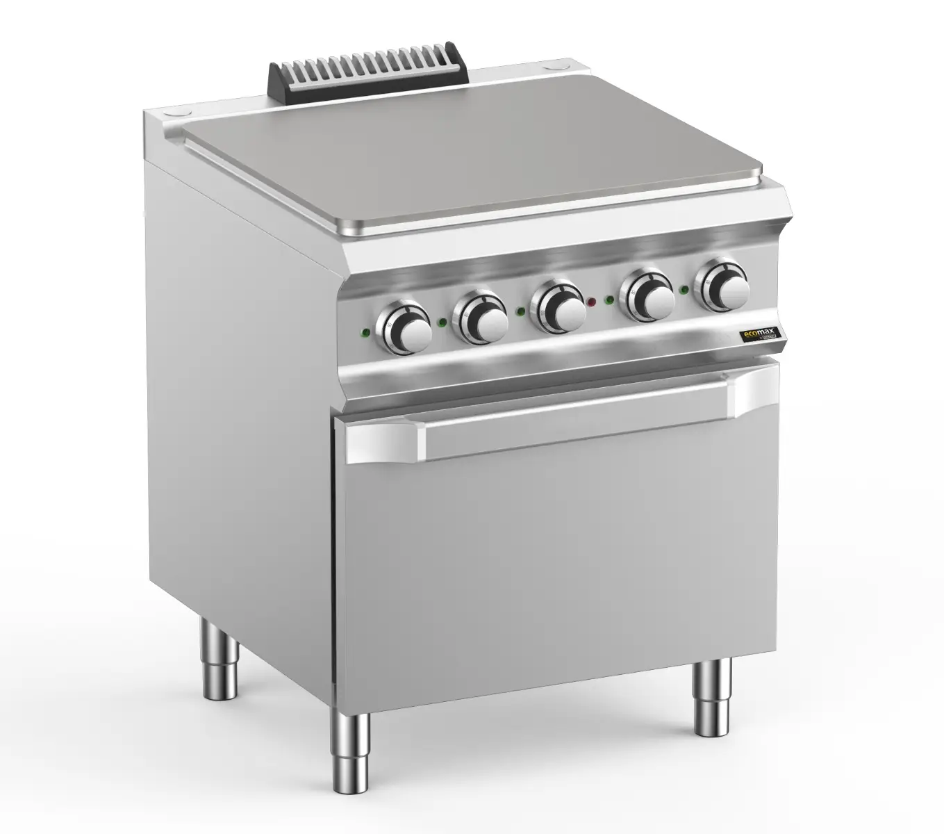 Hobart Ecomax HETPE77FE Solid Top Hob with Electric Oven, 14.3kW