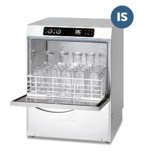 DC SG45IS Standard Range 450mm Basket Frontloading Commercial Glasswasher with Integral Water Softener, 25 Pint Capacity