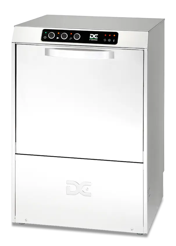 DC PD45A Premium Range 450mm Basket Frontloading Commercial Dishwasher with Break Tank, 14 Plates