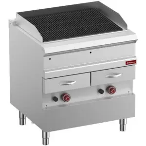 Diamond G7/GVQA8-N Freestanding Ribbed Gas Griddle