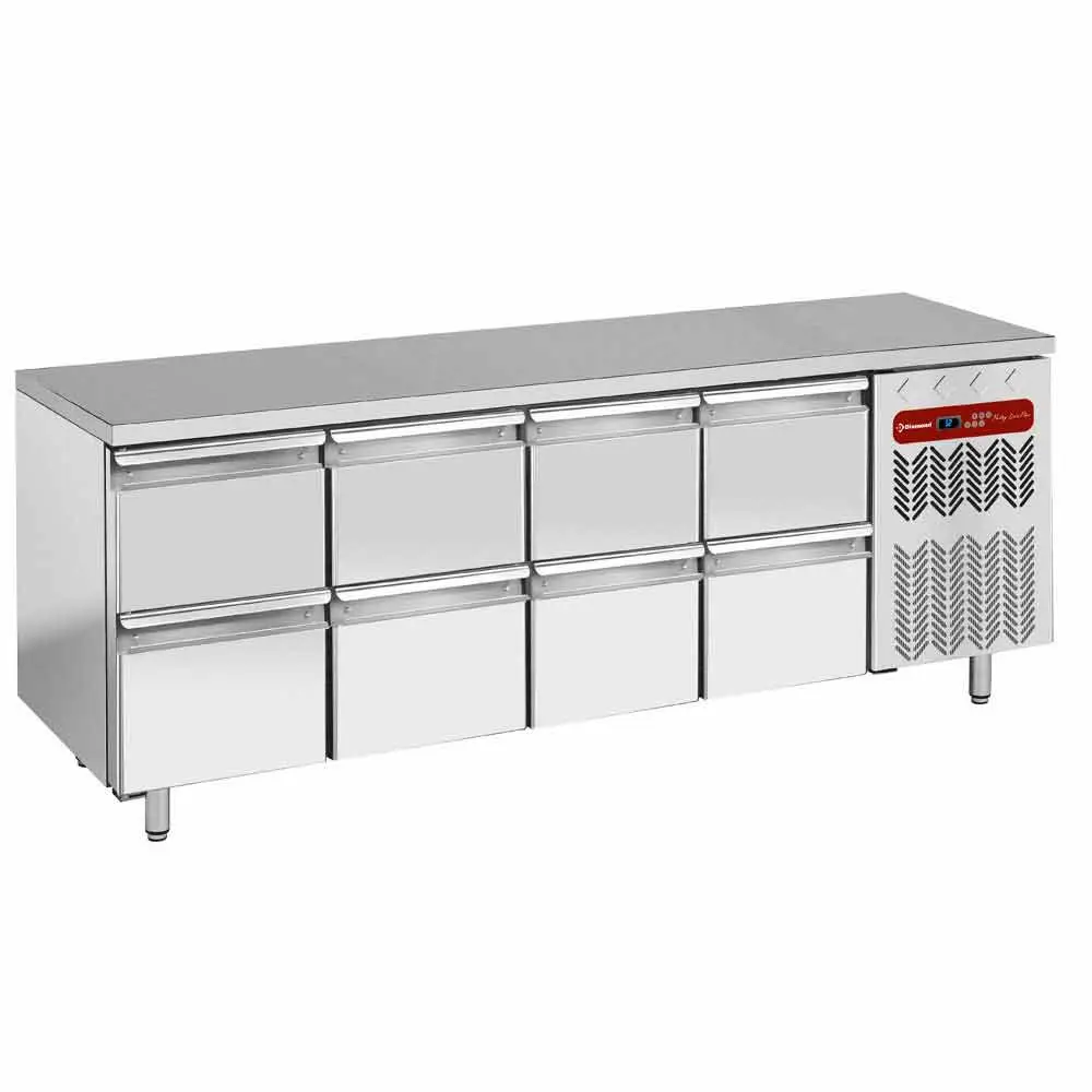 Diamond TG4N/H-R2_4XK1/2-H 8 Drawer Stainless Steel Refrigerated Counter