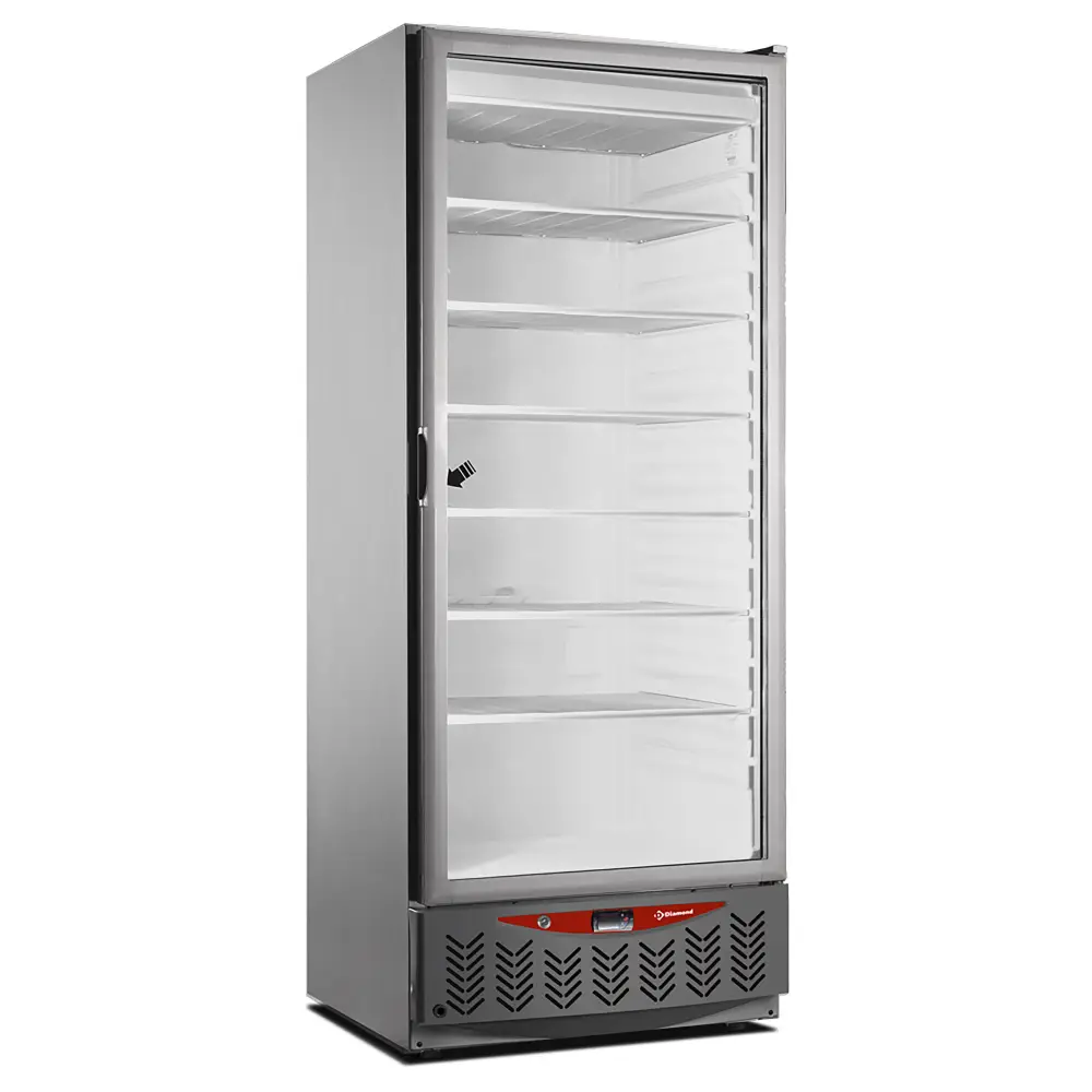 Diamond NFT55-X-R2G Static Glass Door Freezer, 525 Litres