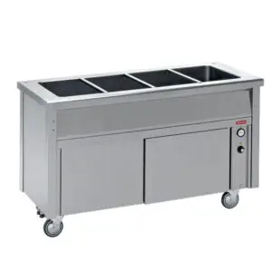 Diamond BA23 Electric Bain Marie on Neutral Closed Cupboard, 6 x 1/1 GN