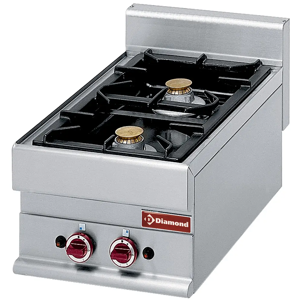 Diamond G65/2F4T Gas cooker 2 burners -Top-