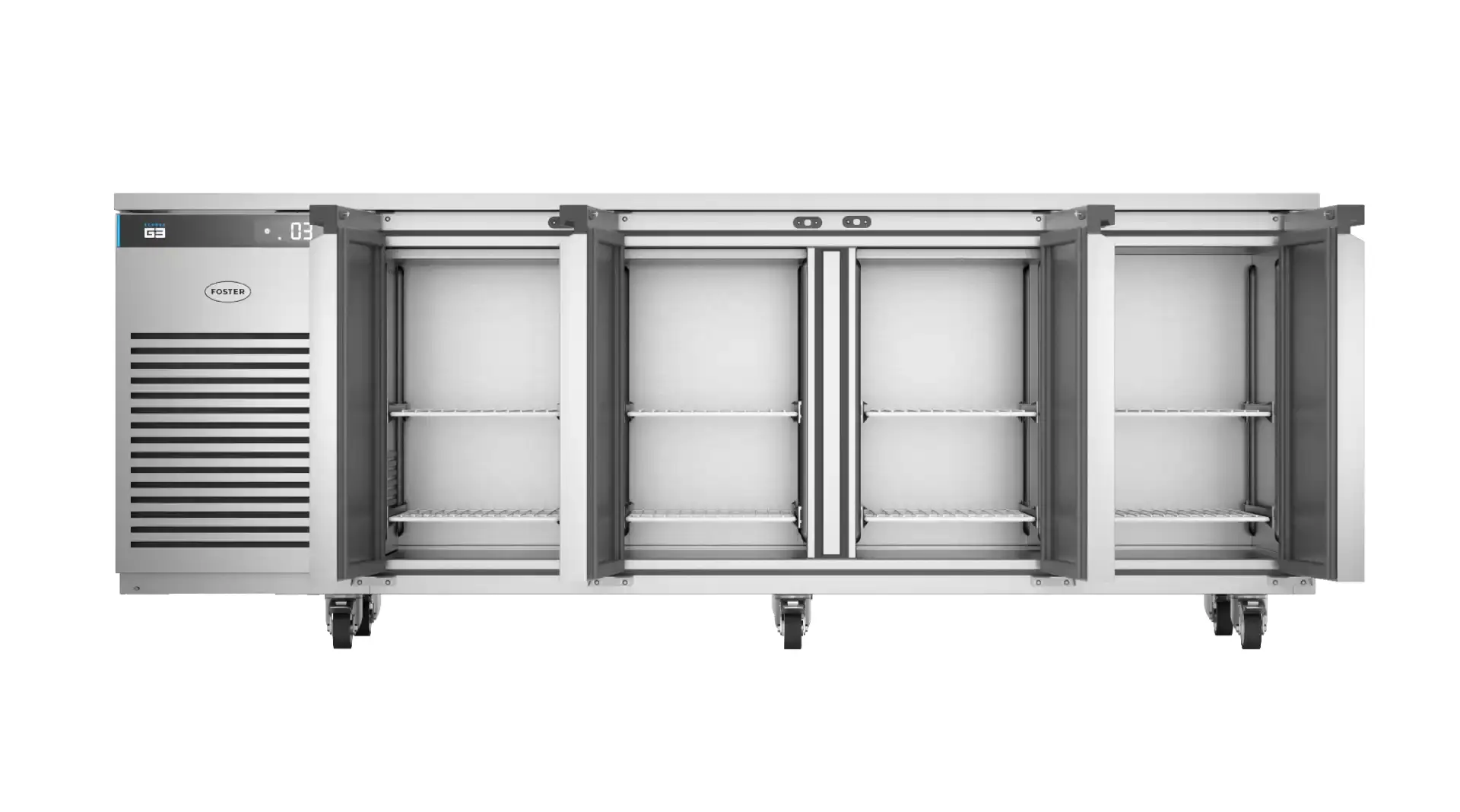 Foster EP1/4H/43-260 EcoPro G3 4 Door Refrigerated Counter, 585 Litres - Image 3