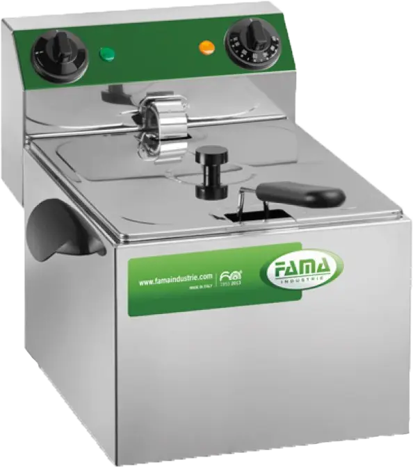 Fama MFR 80 Countertop Single Basket 6 Litre Electric Fryer, 3.25kW