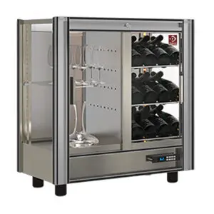 Diamond PVV-4-R6 Modulable Refrigerated Wine Cooler, 64 Wine Bottles
