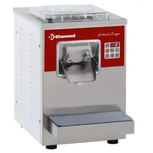 Diamond TGV/5D-N-230/1- Automatic Vertical Table Top Ice Cream Turbine Appliance with Evaporative Condenser, 9 Litres per Hour