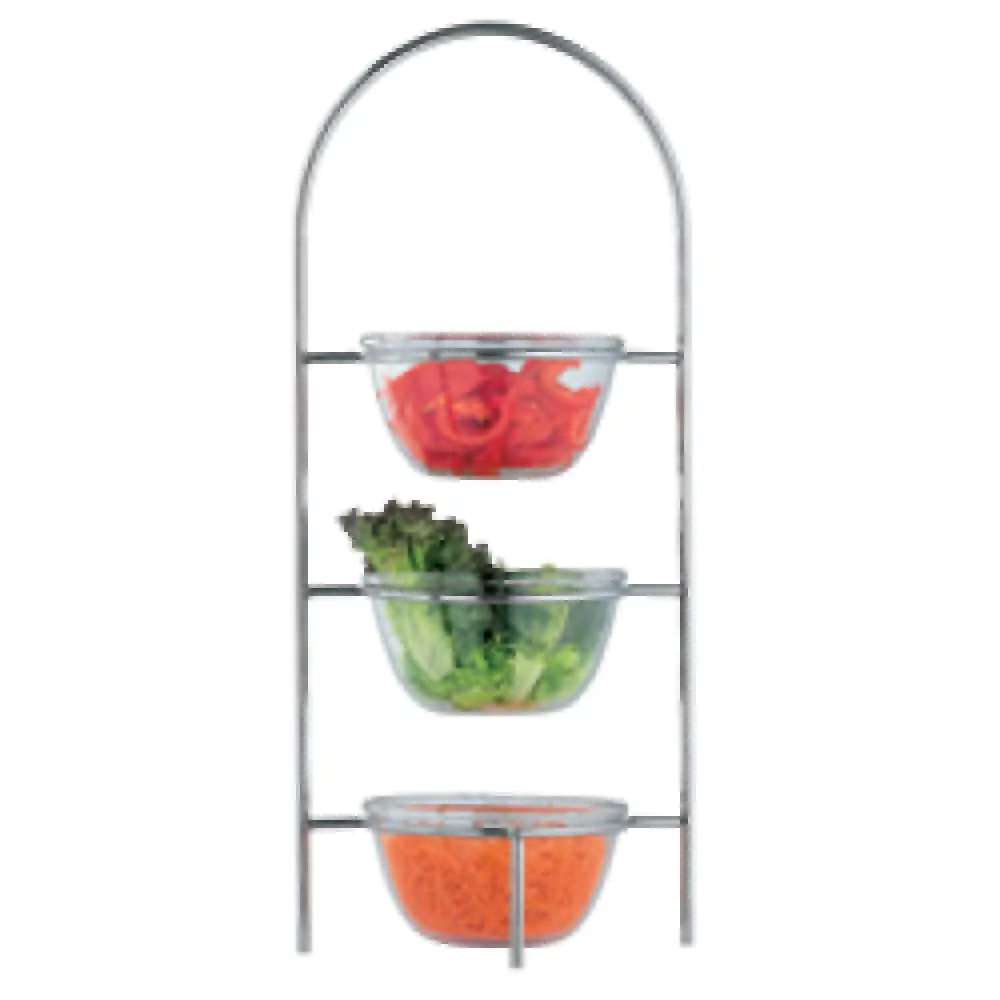Diamond DA/PC3-LIQ Cereal Or Salad Holder, 3 Bowls Ø 210 Mm