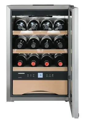 Liebherr WKES 653 Stainless Steel Undercounter Wine Cooler, 48 Litres - Image 9