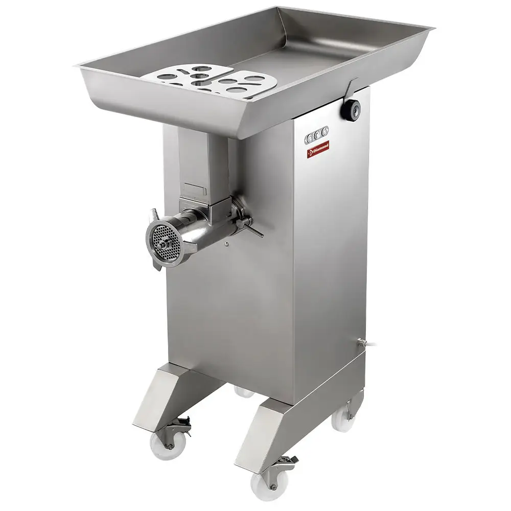 Diamond TTGD-32/CB-PCH Stainless Steel Meat Mincer on Castors, 700kg per Hour