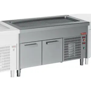 Diamond S80/RPR15-R2 Refrigerated Top Unit on 2 Door Refrigerated Cupboard, 4 x GN 1/1