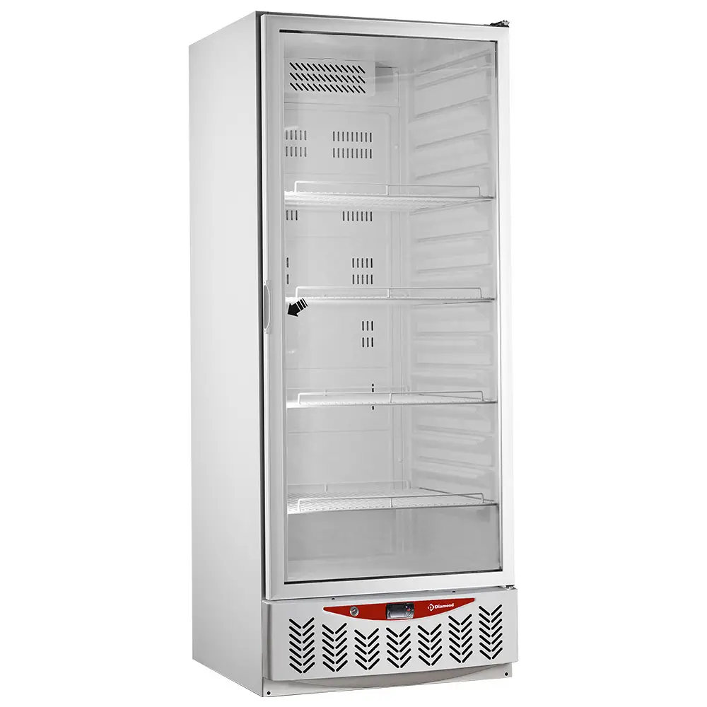 Diamond PFV55-R6G Ventilated Glass Door Refrigerator, 525 Litres