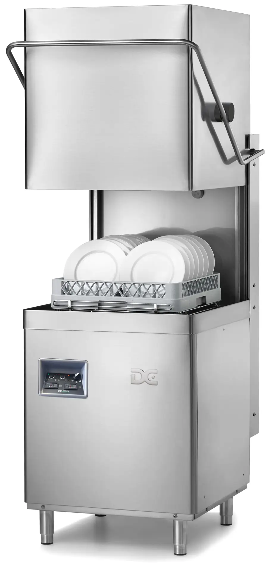 DC ED900AD Economy Range 500mm Basket Passthrough Dishwasher with Break Tank & Drain Pump - 18 Plates