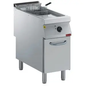 Diamond E22/F15A4-N Single Basket Freestanding Electric Fryer on Neutral Closed Cupboard, 10kW