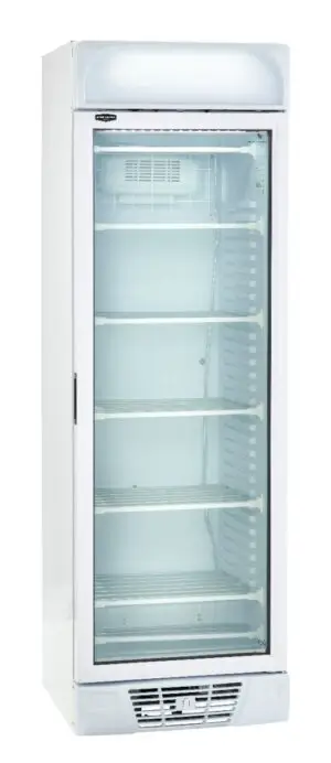 Sterling Pro Green BBVF372-HC Upright Glass Single Door Display Freezer, 382 Litres