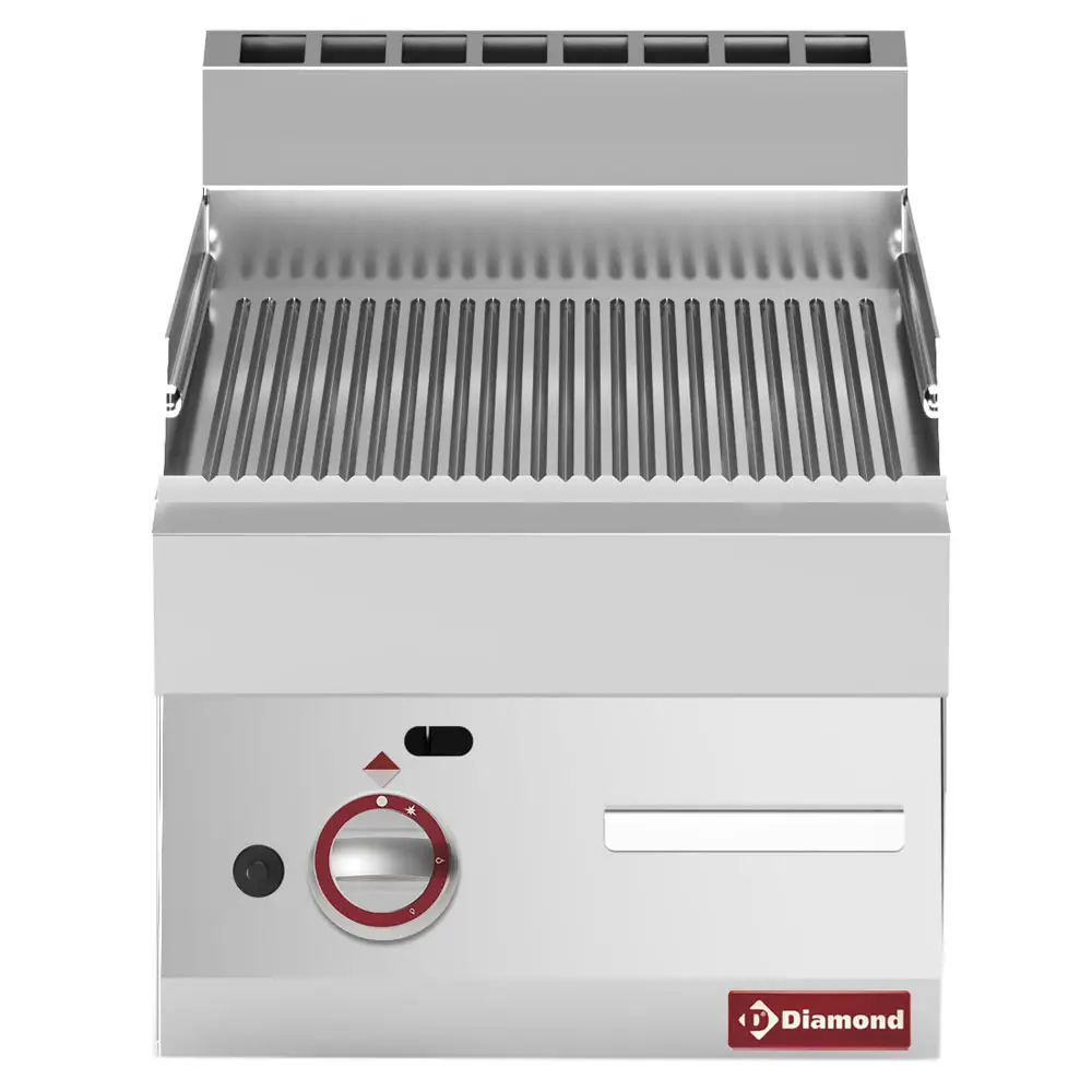 Diamond G65/PR4T-N Ribbed Gas Griddle Cooking Plate
