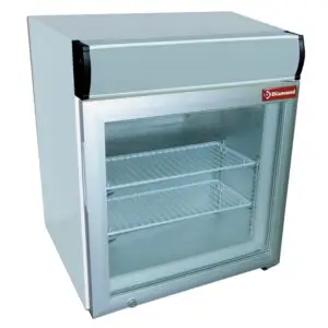 Diamond TOP50NC/R2 Glass Single Door Countertop Display Freezer, 50 Litres