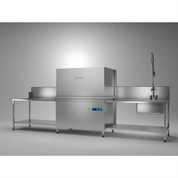 Hobart UXTLHR-10A Utensil Washer with Drain Heat Recovery, Base Rack, Tray Support & 1 Open Basket - Image 4