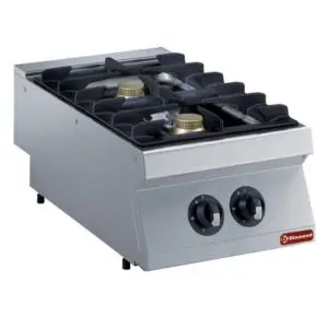 Diamond G17/2F4T-N 2 Burner Countertop Gas Range Cooker