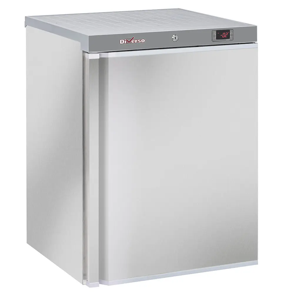 Diverso WR-PV20-XP Ventilated refrigerator, 200 liters. stainless steel