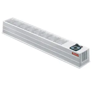 Diamond GRADED MINI-R6 Stainless Steel Refrigerated Topping Unit, 8 x 1/6 GN Pans