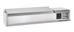 Sterling Pro Cobus SPT1200-330-SS Topping Well with Stainless Steel Lid, 5 x GN1/4